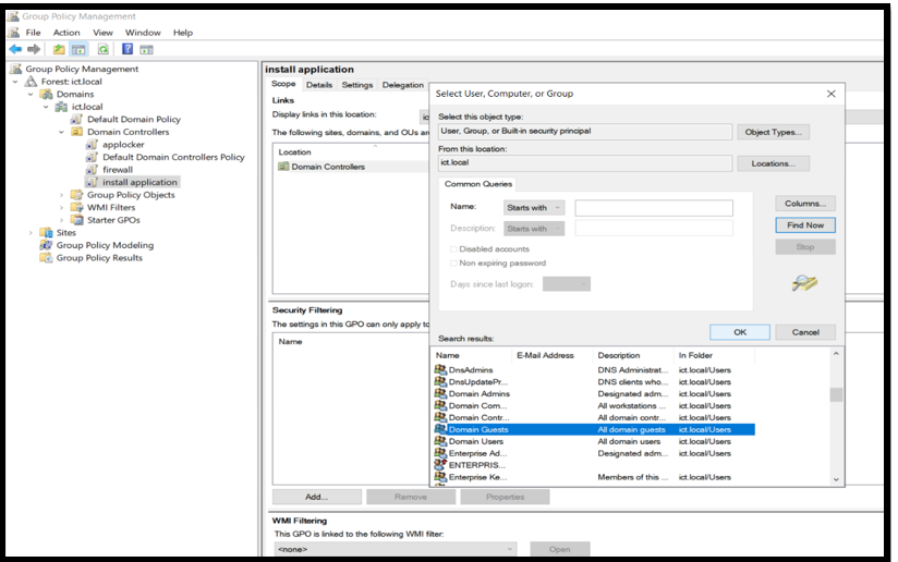Security Filtering and WMI Filtering در گروپ پالیسی - کافه آموزش | مرجع ...